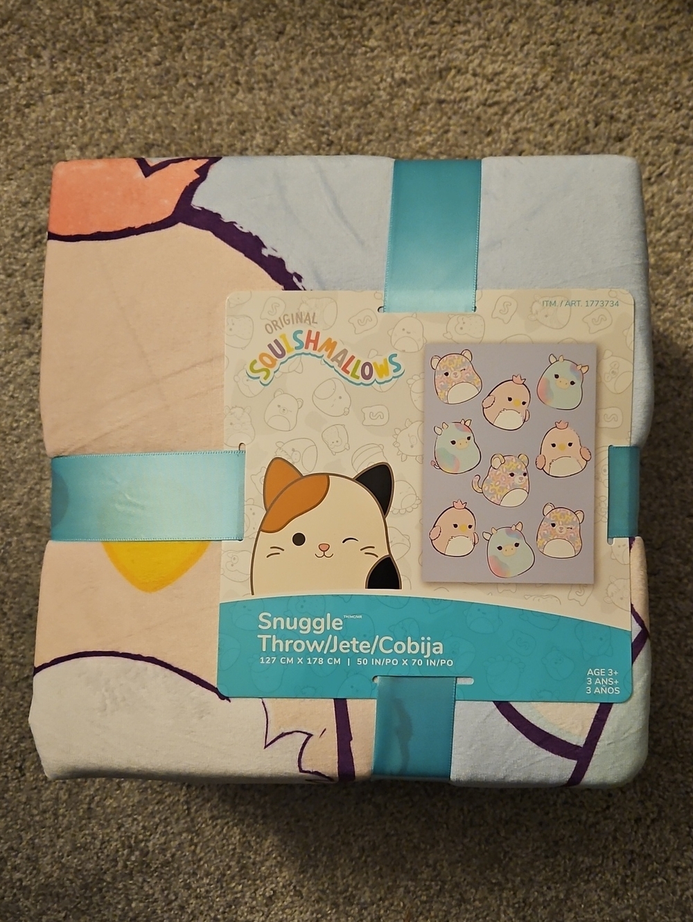 Squishmallows Snuggle Throw Blanket